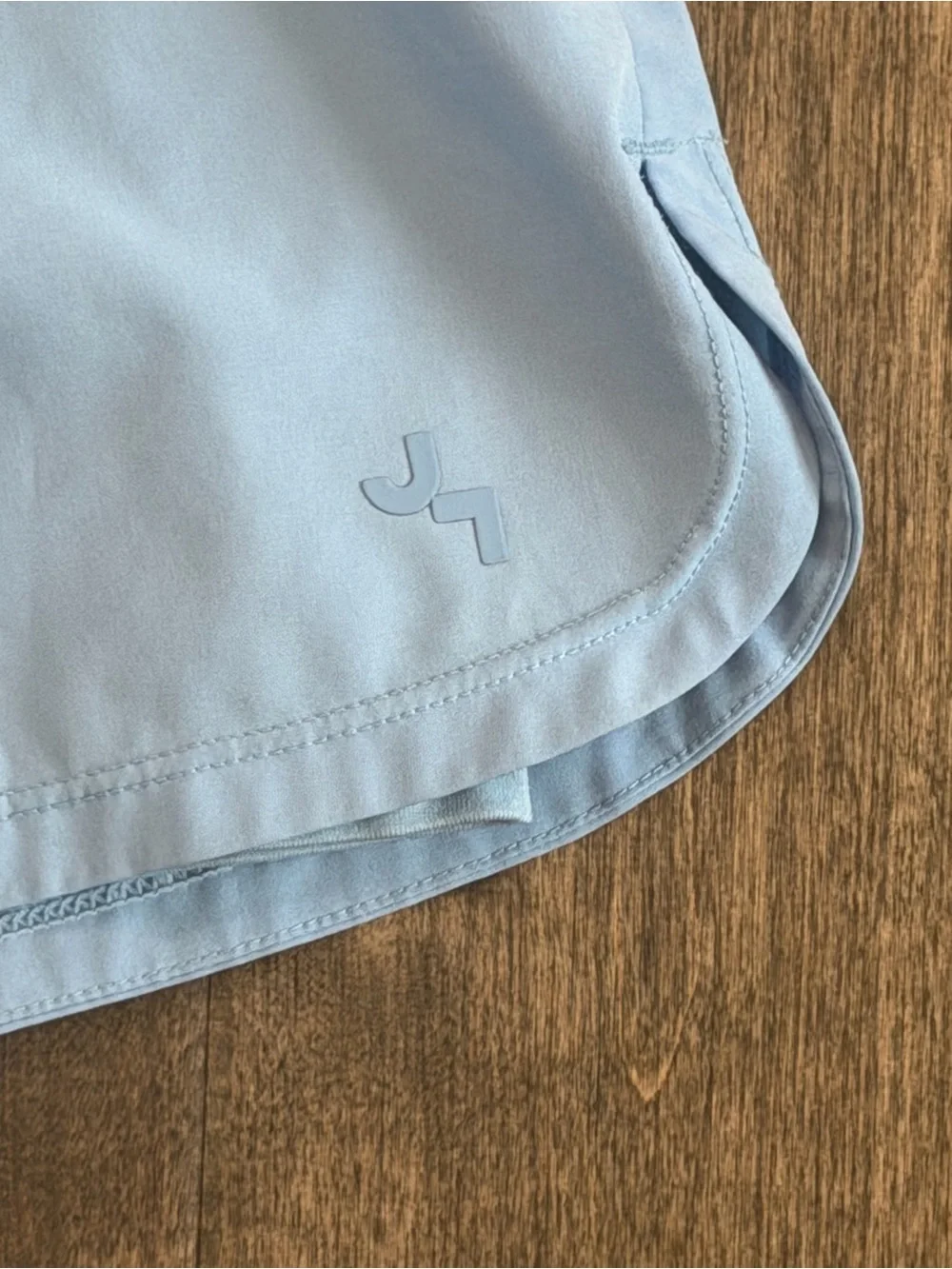 JoyLab Light Blue Athletic Running Shorts Wide Smocked Waist Style Medium